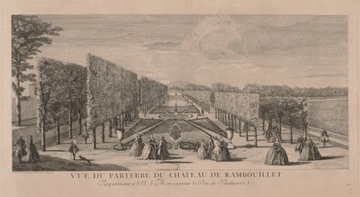 Květná zahrada zámku Rambouillet. od Jacques Rigaud