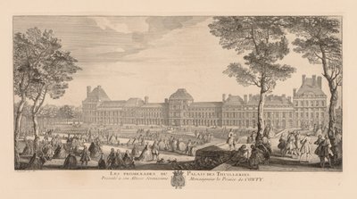 Promenády v Palais des Tuileries od Jacques Rigaud