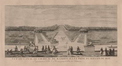 Zámek z kanálu v Rambouillet. od Jacques Rigaud
