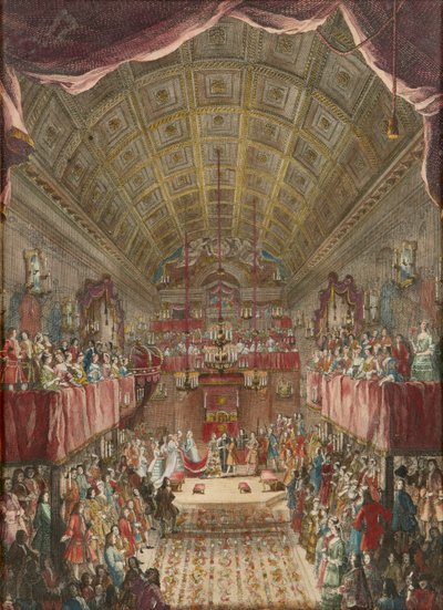 Sňatek princezny Anny s Williamem IV, princem Oranžským od Jacques Rigaud