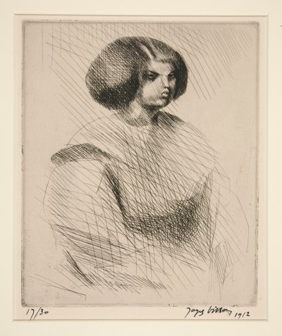 La petite mulat (mladý mulat) od Jacques Villon