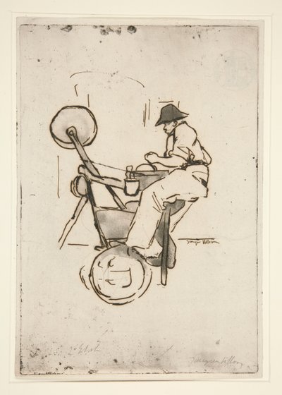 Le r?mouleur (bruska na nože) od Jacques Villon