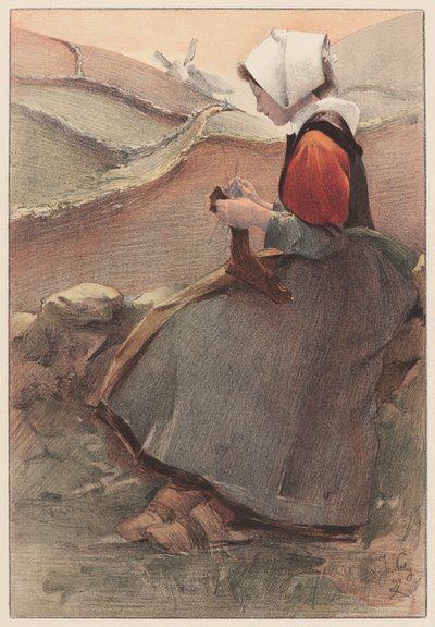 Moor Flower, 1897. od Jacques Wely