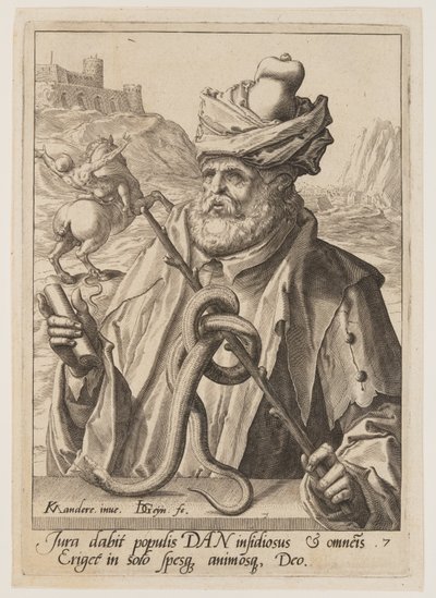 Dan, z knihy Dvanáct synů Jákobových od Jacques de Gheyn II