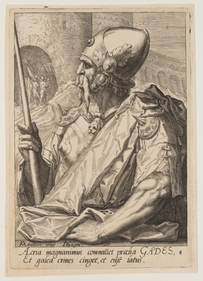 Gád, z knihy Dvanáct synů Jákobových od Jacques de Gheyn II