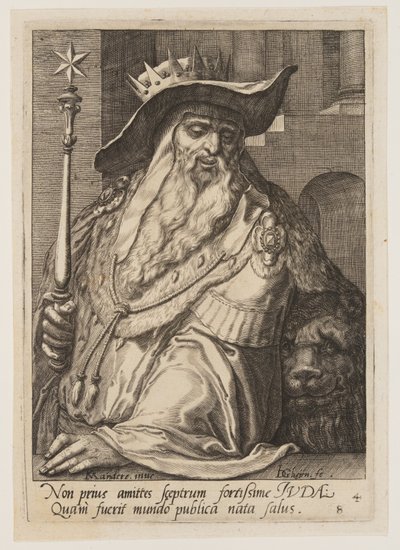 Juda, z knihy Dvanáct synů Jákobových od Jacques de Gheyn II