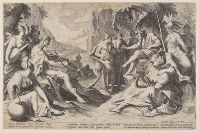 Midasův soud od Jacques de Gheyn II