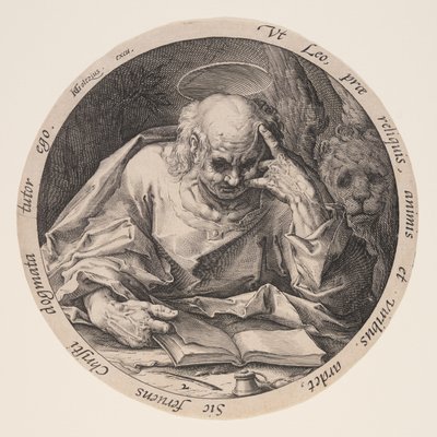 Marek, z knihy Evangelisté od Jacques de Gheyn II