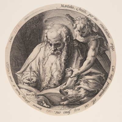 Matouš, z knihy Evangelisté od Jacques de Gheyn II