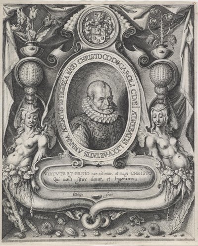 Portrét Carolus Clusius (Charles de l