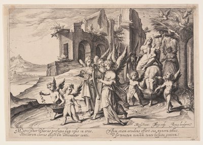 Návrat z útěku do Egypta od Jacques de Gheyn II