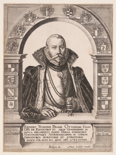 Tycho Brahe, astronom od Jacques de Gheyn II