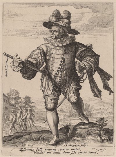Probošt od Jacques de Gheyn II after Hendrik Goltzius