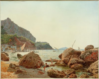 Velké námořnictvo na ostrově Capri od Jakob Alt