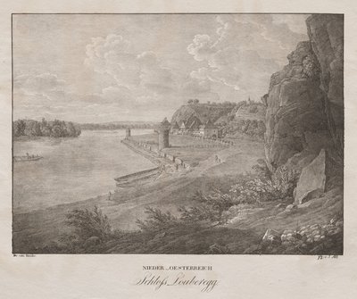 Nieder-Oesterreich, zámek Louberegg od Jakob Alt