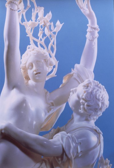 Detail Apolla a Daphne od Jakob Auer