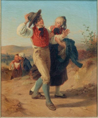Mladý pár od Jakob Becker