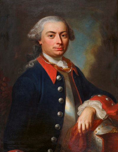 Portrét Friedricha von Luternau (1727-1797). od Jakob Emanuel Handmann