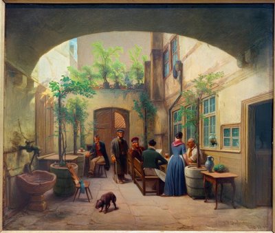 Pivovar v Gelnhäuser Gasse od Jakob Fürchtegott Dielmann