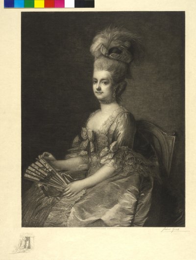 Rakouská arcivévodkyně Marie Kristýna (lept) od Jakob Groh