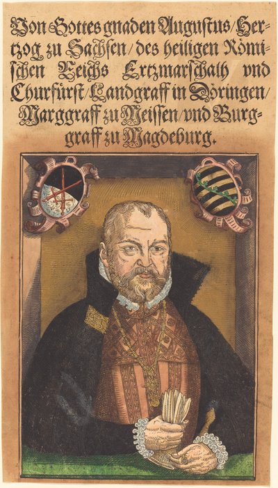 Augustus Hertzog ze Saska od Jakob Lucius the Elder