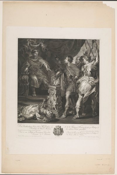Mucius Scaevola od Jakob Matthias Schmutzer