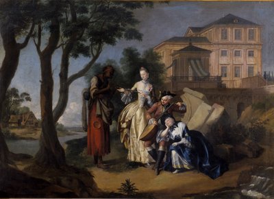 Fortune Telling Gypsy, 1762 od Jakob Michel