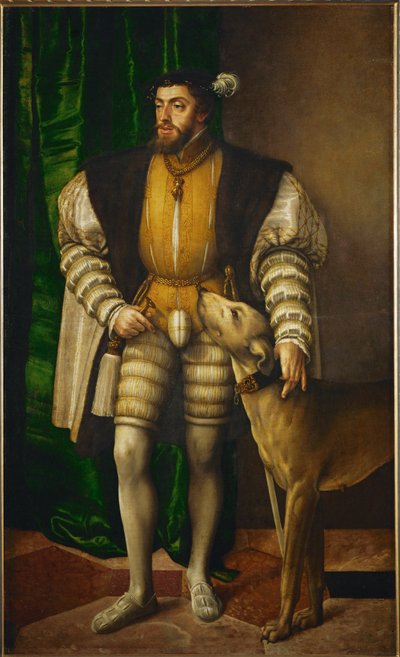 Císař Karel V., v jehož říši slunce ... (malba na plátně) od Jakob Seisenegger
