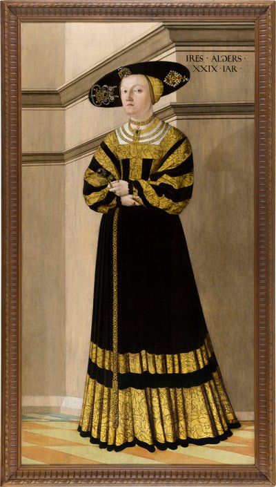 Portrét Anny von Rosental, 1529. od Jakob Seisenegger