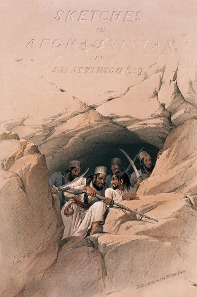 „Beloochees [sic] v průsmyku Bolan“ od James (after) Atkinson