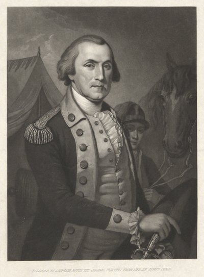 George Washington, hospoda. 1850 (rytina) od James (after) Peale
