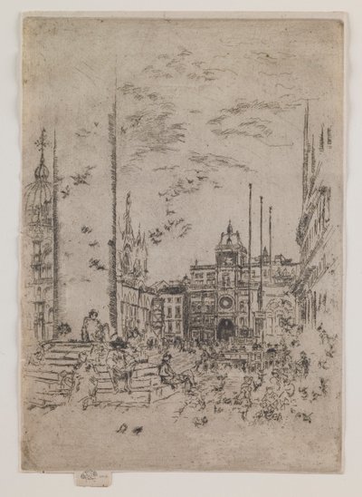 Piazzetta od James Abbott McNeill Whistler