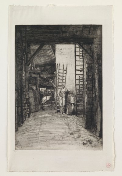 W. Jones, Limeburner, Thames Street od James Abbott McNeill Whistler