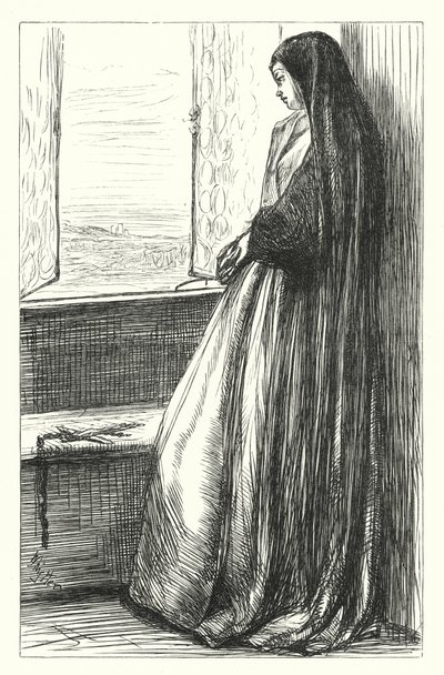 Dewfall (rytí) od James Abbott McNeill (after) Whistler