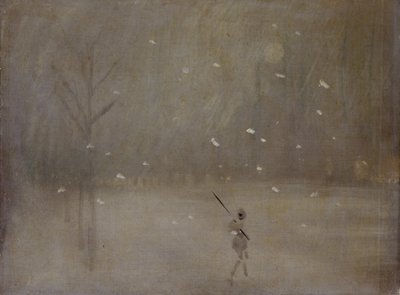 Sněhová bouře (olej na plátně) od James Abbott McNeill (after) Whistler