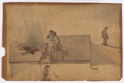 Požár na Pomfret, 1849. od James Abbott McNeill Whistler