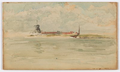 Malý červený notýsek-Dordrecht od James Abbott McNeill Whistler