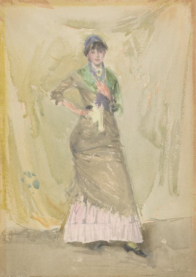 Poznámka v zeleném, 1883-1884. od James Abbott McNeill Whistler