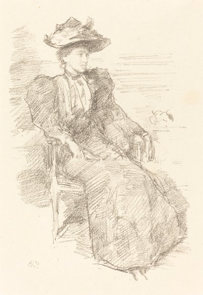 Portrét: Mildred Howells, 18941896. od James Abbott McNeill Whistler