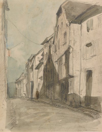 Ulice v Saverne, 1858. od James Abbott McNeill Whistler
