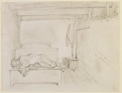 Na farmě Maladrie, 1858. od James Abbott McNeill Whistler