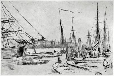 Skica z Billingsgate, 19. století 1904. od James Abbott McNeill Whistler