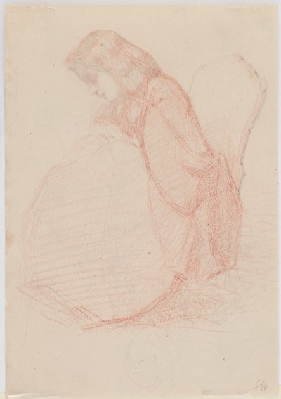 Oboustranná kresba Fumette a tančících klaunů, 1855-1859. od James Abbott McNeill Whistler