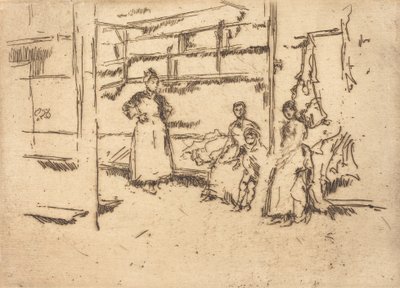 Po prodeji, Hounsditch, c. 18861888. od James Abbott McNeill Whistler