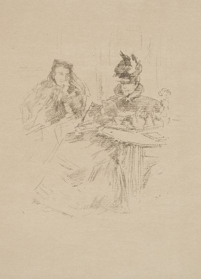 Odpolední čaj od James Abbott McNeill Whistler