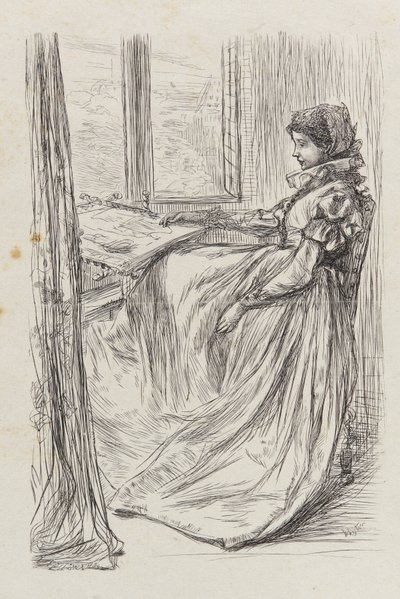 Ilustrace k ránu před masakrem svatého Bartoloměje, 1862. od James Abbott McNeill Whistler