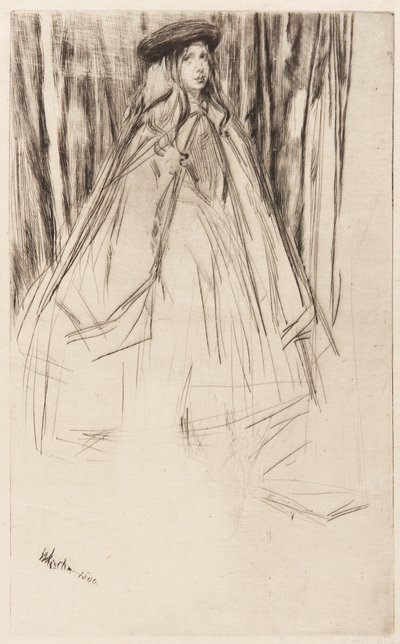 Annie Haden, 1860. od James Abbott McNeill Whistler