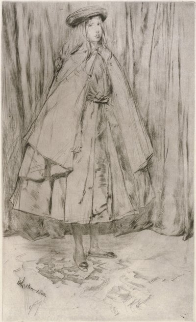 Annie Haden, 1860 od James Abbott McNeill Whistler