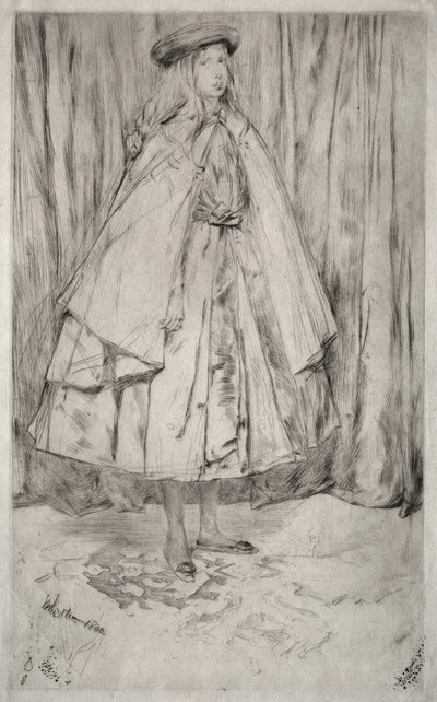 Annie Haden, 1860. od James Abbott McNeill Whistler