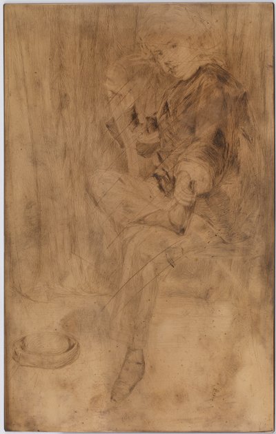 Arthur Haden, 1859 (copper) od James Abbott McNeill Whistler